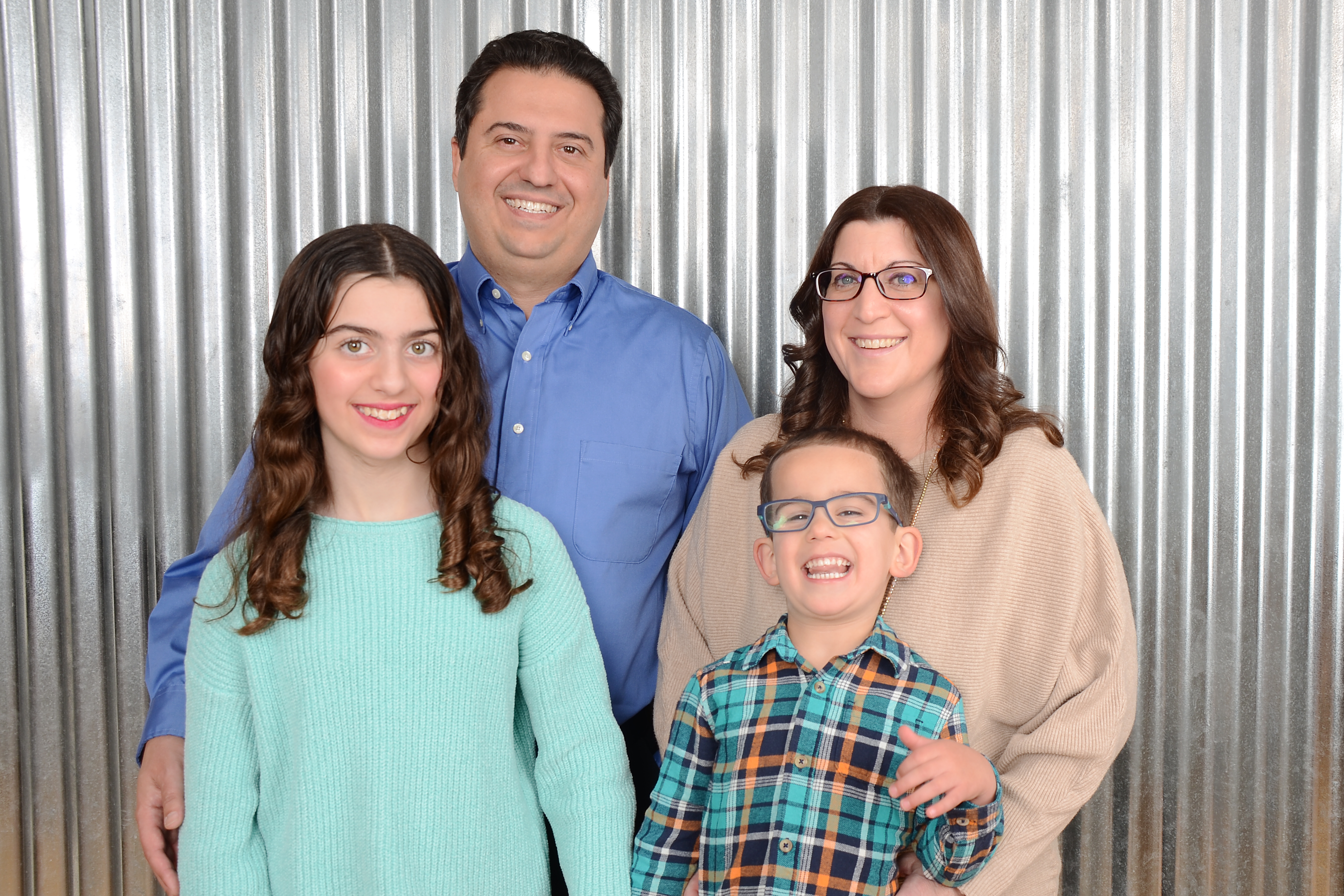 Mike Cogliandro with his family